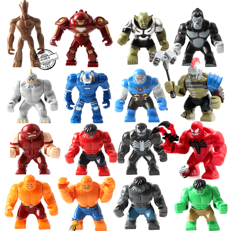 large superhero figures